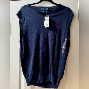 New Polo by Ralph Lauren Men’s Sweater Vest - Navy